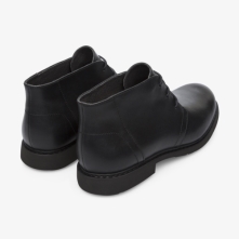 Camper Neuman Mens Ankle Boots US-28488 Black Sale Clearance